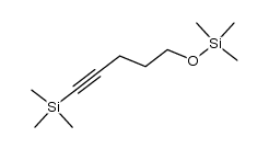 1-(Trimethylsilyl)-2-pentyn-5-trimethylsilyl ether Structure