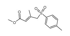 (E)-Methyl-4-(p-tolylsulfonyl)-2-butensaeure-methylester Structure