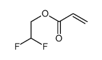 2,2-difluoroethyl prop-2-enoate Structure