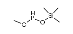 methoxy(trimethylsilyloxy)phosphine结构式