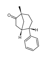 (1S,2S,5R)-5-Methyl-2-phenyl-bicyclo[3.2.1]octan-6-one Structure