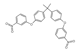 2,2-bis [4-(3-nitrophenoxy)phenyl]propane Structure