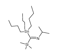 N-((tributylstannyl)(trimethylsilyl)methylene)propan-2-amine Structure