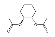 (1S,2S)-trans-1,2-cyclohexanediol diacetate结构式