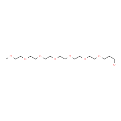 m-PEG6-CH2CH2CHO结构式