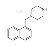 1-(naphthalen-1-ylmethyl)piperazine,hydrochloride Structure