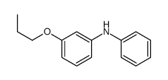 N-phenyl-3-propoxyaniline结构式