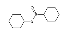 S-cyclohexyl cyclohexane-1-sulfinothioate Structure
