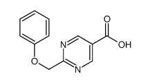 2-(phenoxymethyl)pyrimidine-5-carboxylic acid结构式