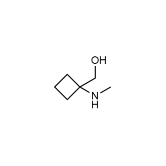 (1-(Methylamino)cyclobutyl)methanol Structure