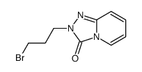 2-(3-Bromopropyl)-1,2,4-triazolo-pyridin-3-one结构式