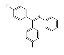 1,1-bis(4-fluorophenyl)-N-phenylmethanimine结构式