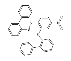 2'-(biphenyl-2-ylthio)-4'-nitrobiphenyl-2-sulphenanilide结构式