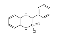 2-chloro-2,3-dihydro-3-phenyl-1,4,2-benzodioxaphosphorin 2-oxide Structure