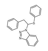 1-(2-phenyl-1-phenylthioethyl)benzotriazole Structure