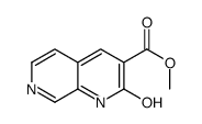 2-羟基-1,7-萘啶-3-甲酸甲酯结构式