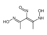 N-[4-(hydroxyamino)-3-nitrosopent-3-en-2-ylidene]hydroxylamine结构式