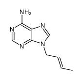 9-but-2-enylpurin-6-amine结构式