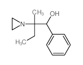 1-Aziridineethanol,b-ethyl-b-methyl-a-phenyl- Structure