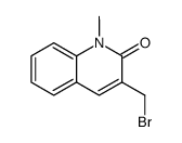 2(1H)-Quinolinone,3-(bromomethyl)-1-methyl-(9CI) Structure