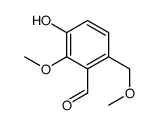 3-hydroxy-2-methoxy-6-(methoxymethyl)benzaldehyde结构式