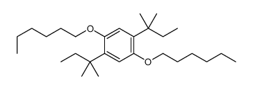 1,4-dihexoxy-2,5-bis(2-methylbutan-2-yl)benzene Structure