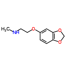 2-(1,3-Benzodioxol-5-yloxy)-N-methylethanamine结构式