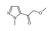 2-Methoxy-1-(1-methyl-1H-pyrazol-5-yl)ethanone结构式