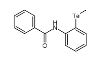 o-methyltelluro-N-benzoylaniline结构式