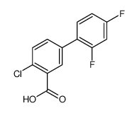 2-chloro-5-(2,4-difluorophenyl)benzoic acid Structure