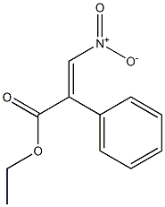 Ethyl 3-nitro-2-phenylacrylate结构式