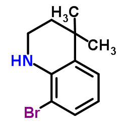 8-Bromo-4,4-dimethyl-1,2,3,4-tetrahydroquinoline Structure