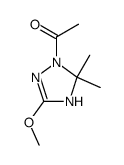 1H-1,2,4-Triazole, 1-acetyl-2,5-dihydro-3-methoxy-5,5-dimethyl- (9CI) Structure