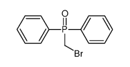 [bromomethyl(phenyl)phosphoryl]benzene结构式