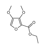 3,4-Dimethoxy-furan-2-carboxylic acid ethyl ester Structure