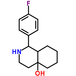 1-(4-Fluorophenyl)octahydro-4a(2H)-isoquinolinol Structure