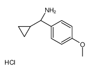 (S)-环丙基(4-甲氧基苯基)甲胺盐酸盐图片