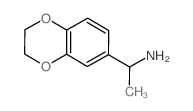 1-(2,3-DIHYDRO-BENZO[1,4]DIOXIN-6-YL)-ETHYLAMINE Structure