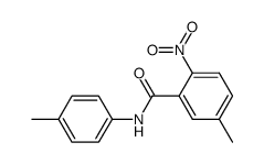 5-methyl-2-nitro-N-(p-tolyl)benzamide结构式