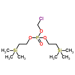 Phosphoric acid chloromethyl ester bis-(2-trimethylsilanyl-ethyl) ester structure