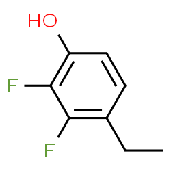 Phenol,4-ethyl-2,3-difluoro-结构式