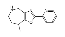 8-METHYL-2-(PYRIDIN-2-YL)-5,6,7,8-TETRAHYDRO-4H-OXAZOLO[4,5-C]AZEPINE结构式