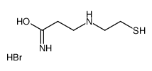 3-(2-sulfanylethylamino)propanamide,hydrobromide Structure