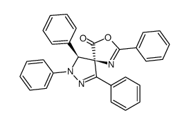 (5R,9S)-2,6,8,9-tetraphenyl-3-oxa-1,7,8-triazaspiro[4.4]nona-1,6-dien-4-one Structure