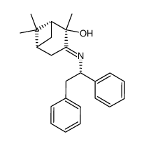 (1R,2R,5R,E)-3-(((S)-1,2-diphenylethyl)imino)-2,6,6-trimethylbicyclo[3.1.1]heptan-2-ol Structure