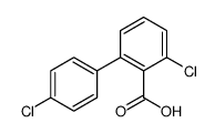 2-chloro-6-(4-chlorophenyl)benzoic acid结构式