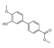 methyl 4-(3-hydroxy-4-methoxyphenyl)benzoate Structure
