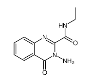 2-ethylaminocarbonyl-3-aminoquinazolin-4(3H)-one结构式