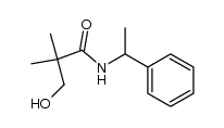 N-1-phenethylhydroxypivalamide结构式