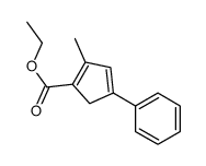 ethyl 2-methyl-4-phenylcyclopenta-1,3-diene-1-carboxylate结构式